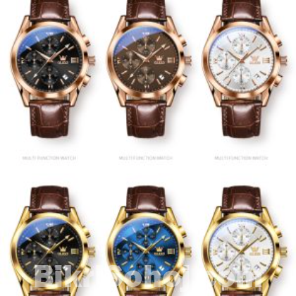 OLEVS 5610 New Luxury Fashion Glass Quartz Analog Men Watch